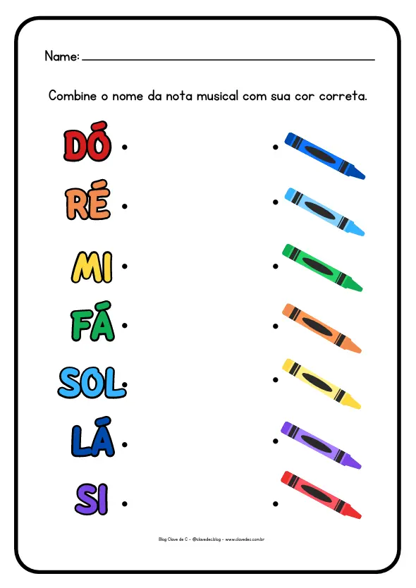 10 Atividades Musicais para Colorir